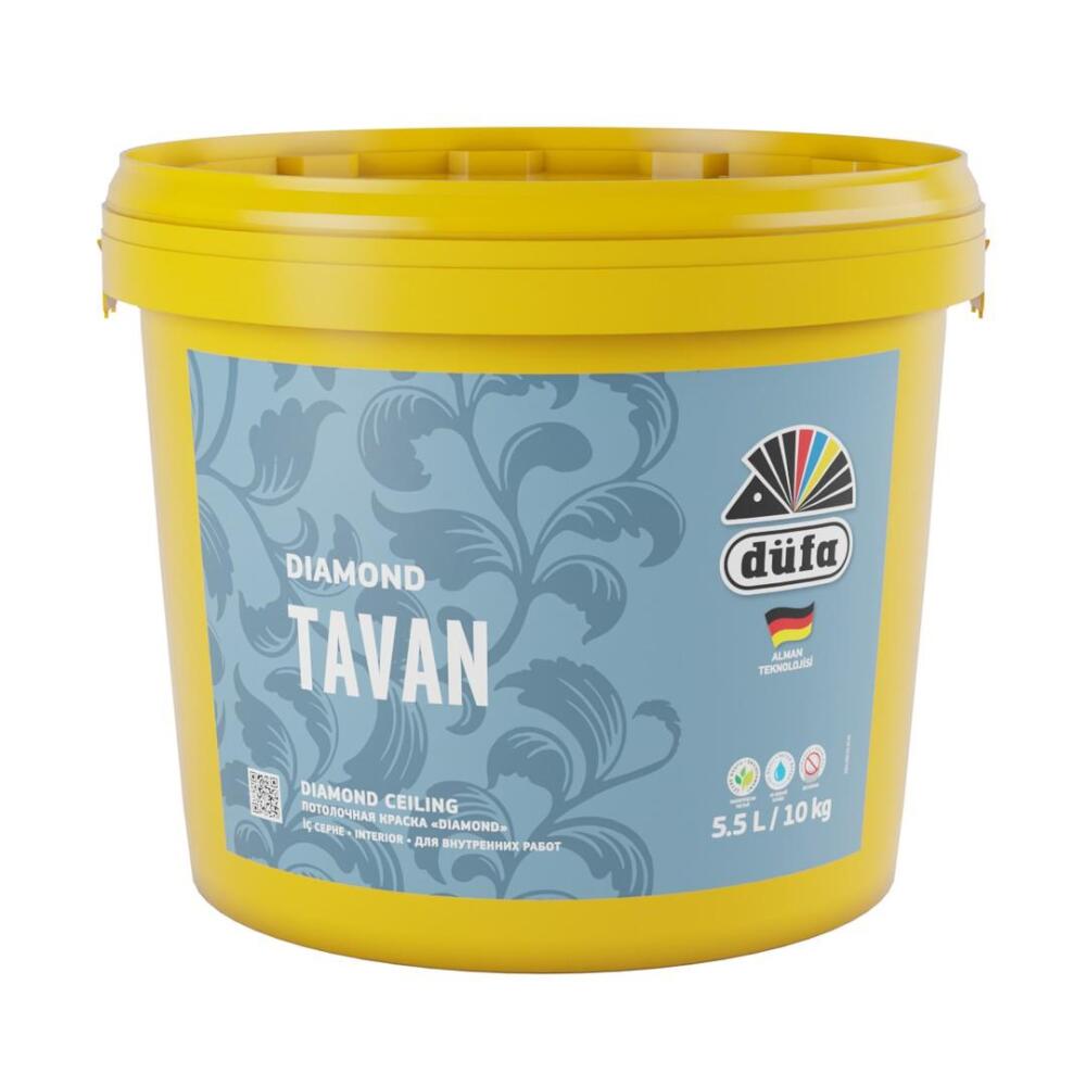Düfa Diamond Mat Tavan Boyası Beyaz 10 kg - 1