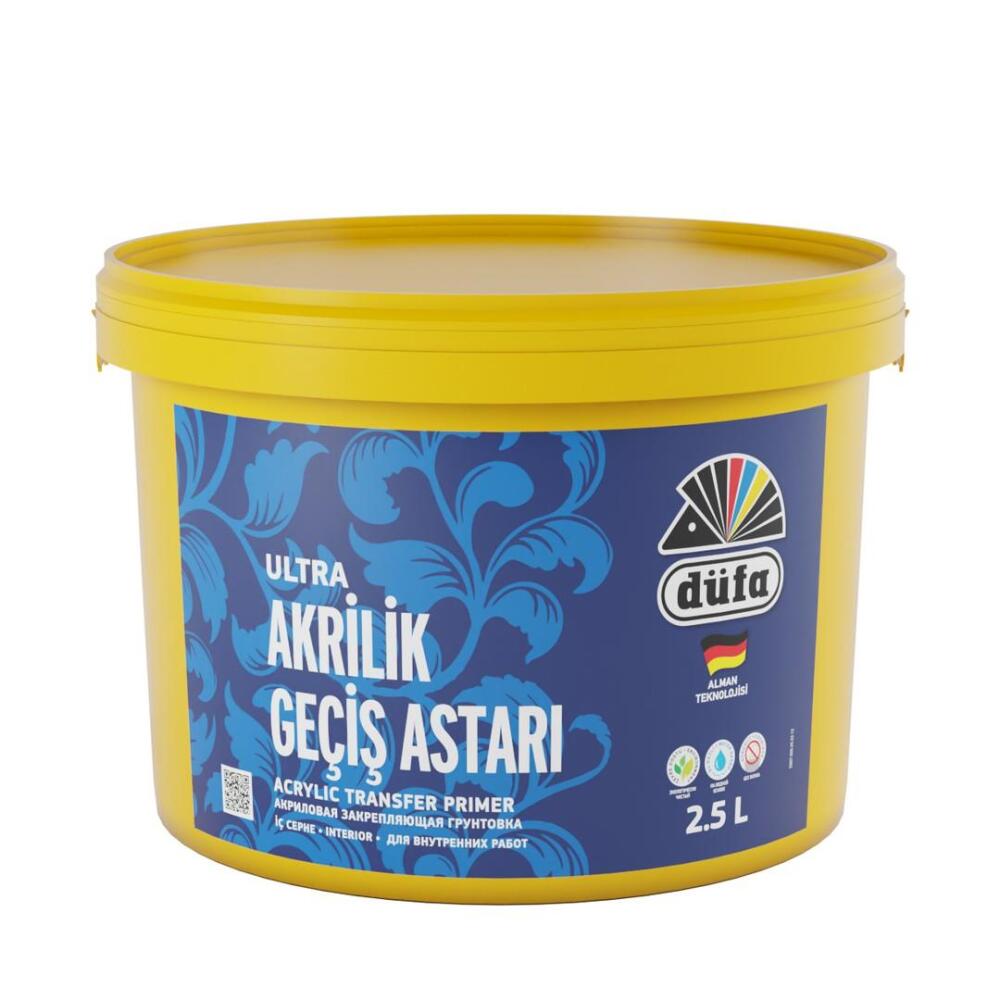 Düfa İç Cephe Ultra Akrilik Geçiş Astarı 2.5 l - 1