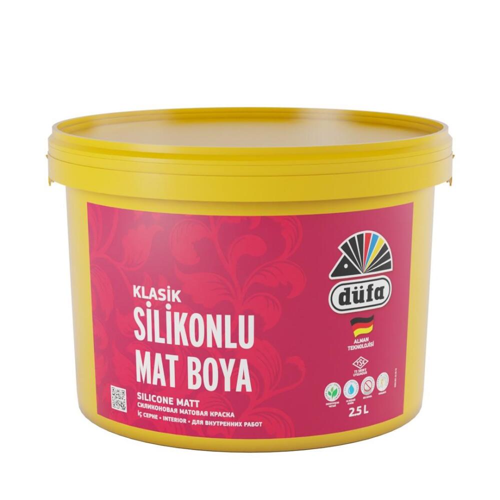 Düfa Klasik Silikonlu Mat İç Cephe Duvar Boyası 1051 Şampanya 2.50 l - 2