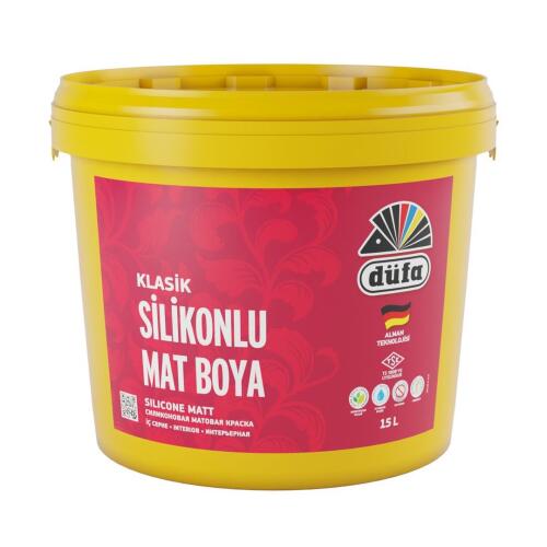Düfa Klasik Silikonlu Mat İç Cephe Duvar Boyası 1060 Bej 15 l - 2