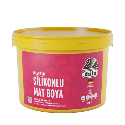 Düfa Klasik Silikonlu Mat İç Cephe Duvar Boyası 8431 Melek Kanadı 2.50 l - 2