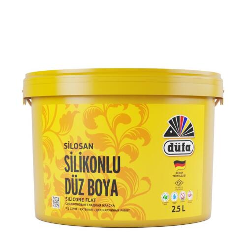Düfa Silikonlu Düz Dış Cephe Duvar Boyası 1054 Açık Krem 2.5 l - DÜFA