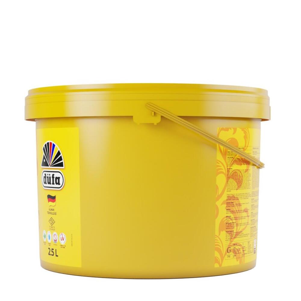 Düfa Silikonlu Düz Dış Cephe Duvar Boyası 6400 İnci 2.5 l - 3