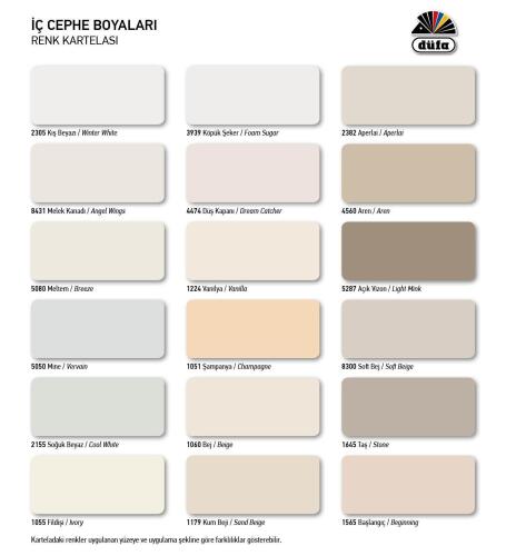 Düfa Zeolit İpek Mat İç Cephe Duvar Boyası 6061 SE101 7.5 l - 5