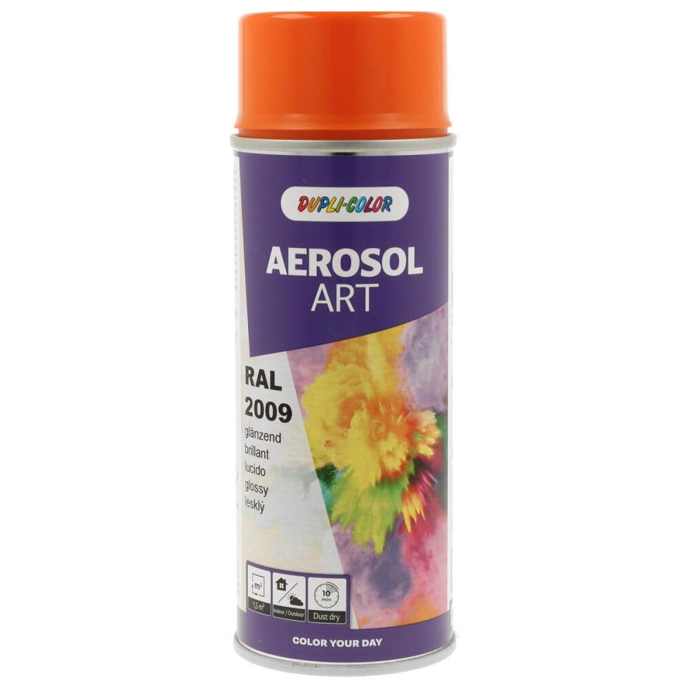 Dupli-Color Aerosol Art Ral 2009 Gl. 400 Ml (Trafik Turuncu) - 1