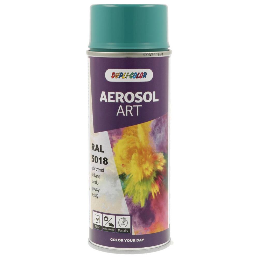 Dupli-Color Aerosol Art Ral 5018 Gl. 400 Ml (Turkuaz Mavi) - 1