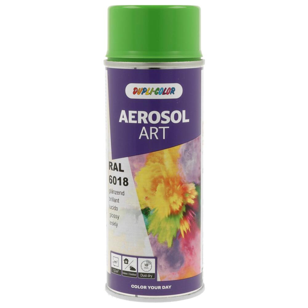 Dupli-Color Aerosol Art Ral 6018 Gl. 400 Ml (Fıstık Yeşili) - 1