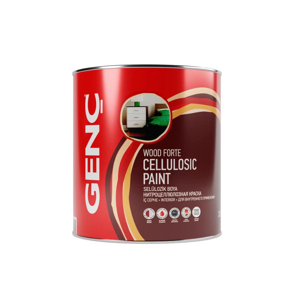 Genç Selülozik Parlak Ahşap Boyası 4175 Venge 2.5 l - 1