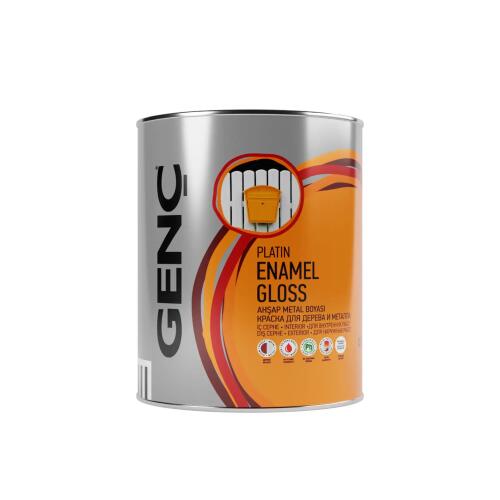 Genç Sentetik Parlak Ahşap Metal Boyası 7210 Kurşuni 0.75 l - GENÇ