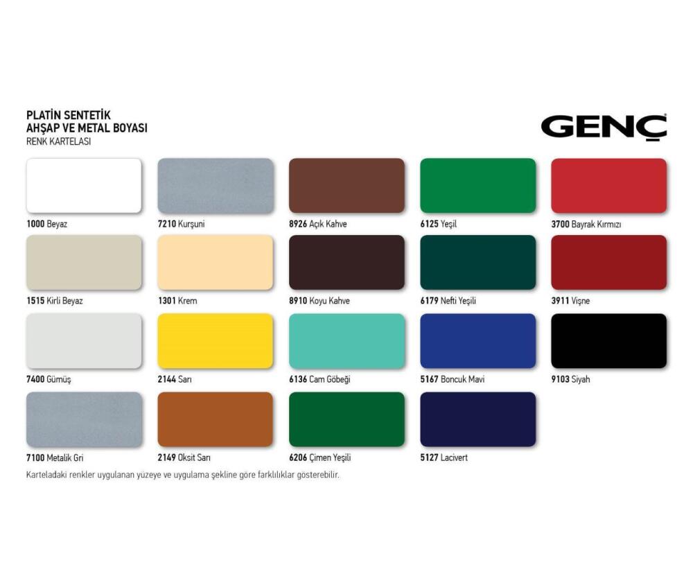 Genç Sentetik Parlak Ahşap Metal Boyası 7400 Gümüş 0.75 l - 5