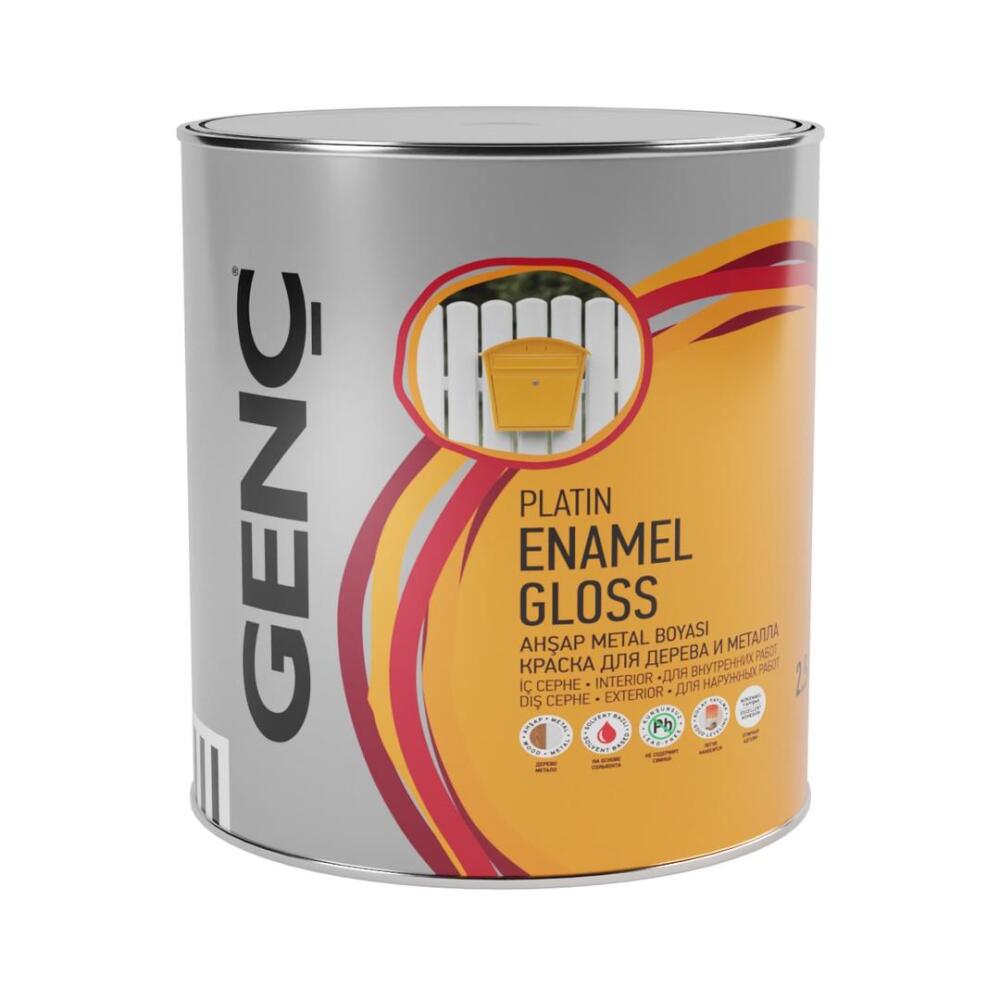 Genç Sentetik Parlak Ahşap Metal Boyası 7400 Gümüş 2.5 l - 3