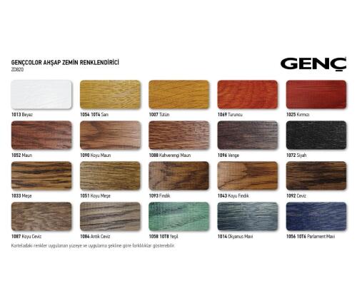 Gençcolor Ahşap Zemin Renklendirici 1087 Koyu Ceviz 1 l - 5