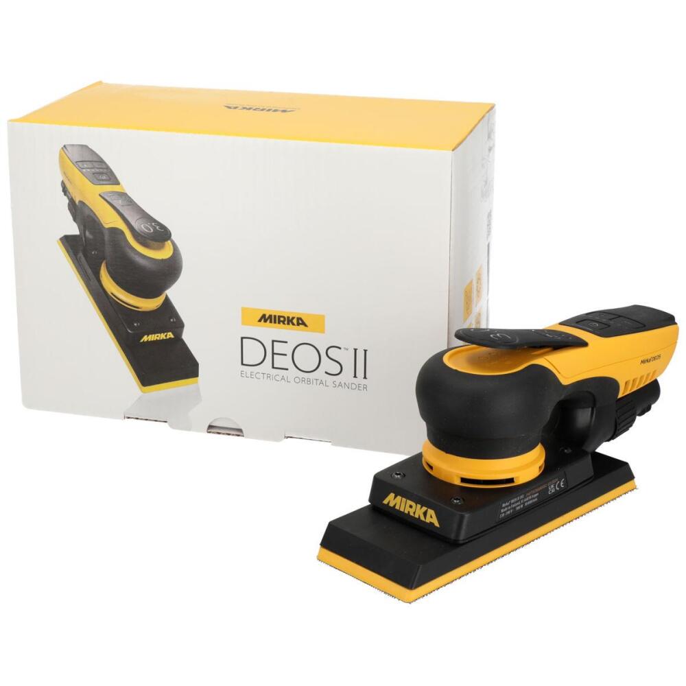Mirka Elektrikli Titreşimli Zımpara Makinesi DEOS II 383 EU 70 mm x 198 mm, orbit 3.0 mm - 7