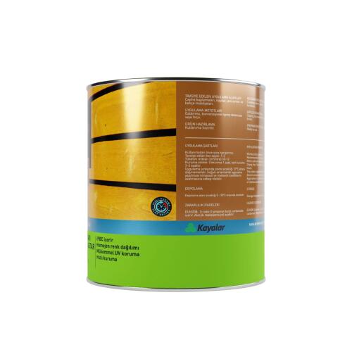 Woodsol Latygrund Dış Mekan Yarı Şeffaf Renkli Ahşap Astar 1556 Noce 2.5 l - 4