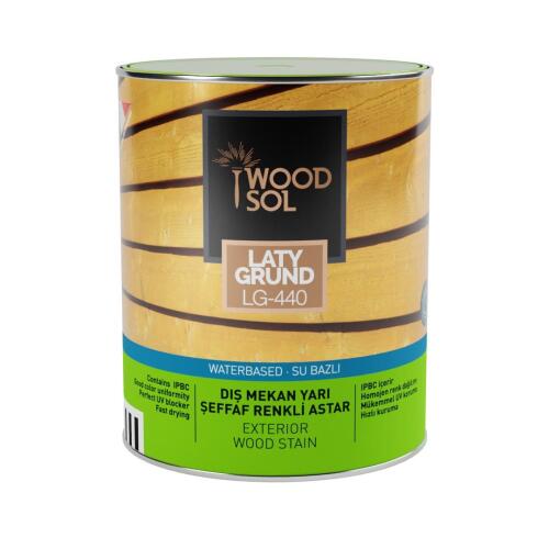 Woodsol Latygrund Dış Mekan Yarı Şeffaf Renkli Ahşap Astar 1570 Grey 0.75 l - 2