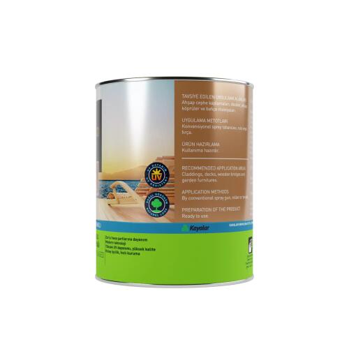 Woodsol Unideck Su Bazlı Ahşap Deck Yağı 1213 Noce 0.75 l - 4